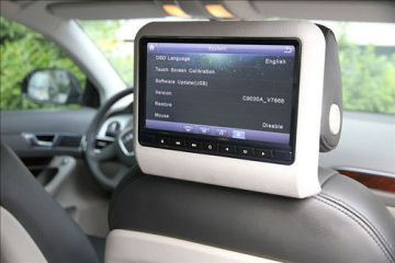 Touch Screen Active Headrest Dvd Player 9inch Hdmi Input