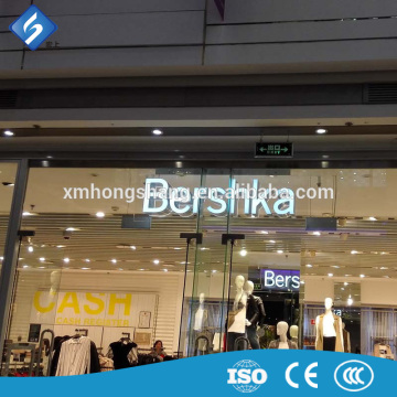 Hot sale acrylic 3D LED plastic luminous characters sign word for shopcase