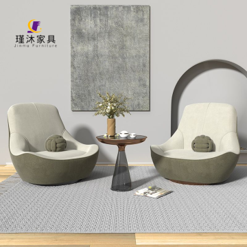 Modern Rotatable Italian Lonely Wind Sofa Chair for Living Room