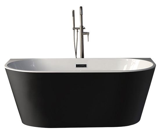 acryBlack Solid Surface Freestanding Bathtubs