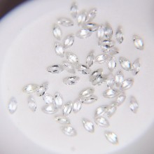 Natural White Sapphire Marquise Shaped Loose Stones
