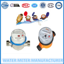 Household watermeter for cold and hotwater