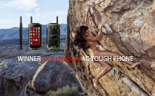 rock climbing 4G TOUGH PHONE