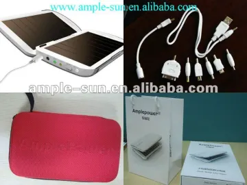 gift promotion newest design portable solar charger for cell phone for kinds of cell phones