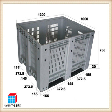 Ventilated Side Plastic Container Pallet