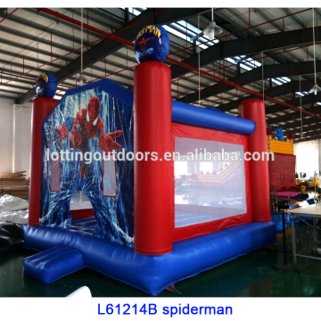 inflatable bouncer, inflatable bouncer spiderman, spiderman bouncer