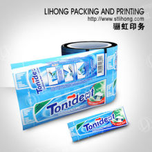 Auto Packing Film For Tooth Paste / Dental Cream Sachet Packaging