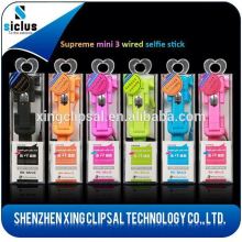 Wholesale camera equipment, super mini selfie stick, RK mini3 flexible selfie stick