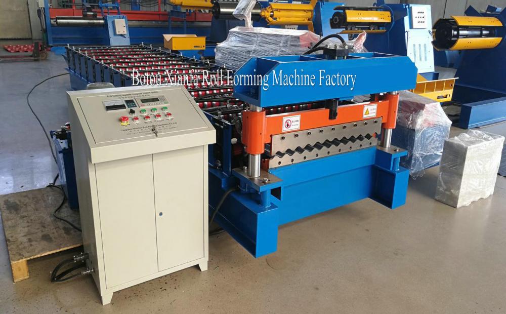Steel Sheet Roofing Corrugated Roll Forming Machine