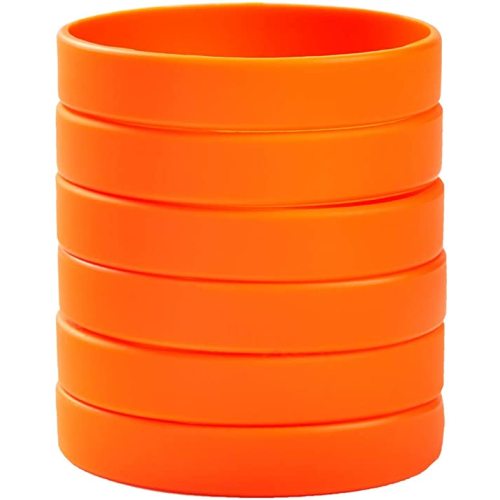 Rangi moja tupu tupu ya silicone wristband bracelets.