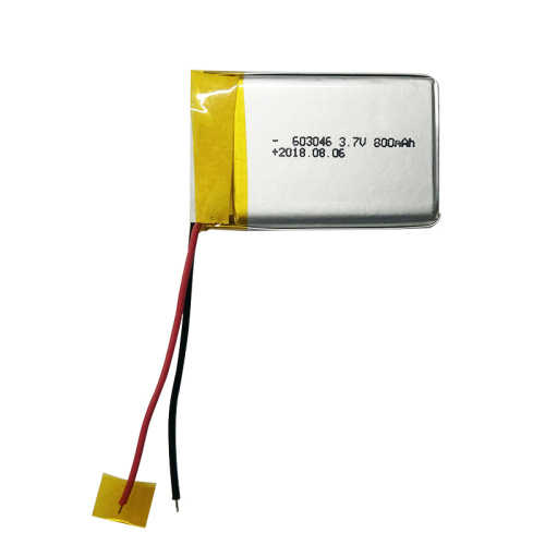 603046 3,7 V 800 mAh lange Lebensdauer Lipo