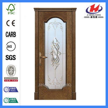 *JHK-FD01 Cafe Doors Interiors Glass Antique Glass Doors Single Leaf Glass Door