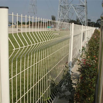 Powder Coated High Quality curved Welded Wire Mesh Fence Panels