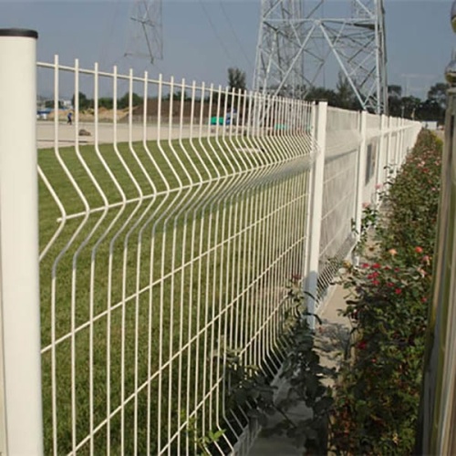 Cheap PVC panel fence single wire fence