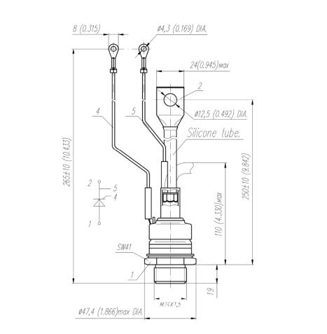 High dV/dt Capability 320A Phase Control Thyristors