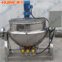 Jacketed kettle with agitator