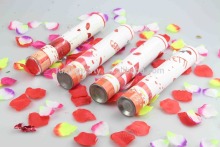 party popper confett ROSE FLOWERW party popper confetti shooter wedding favor