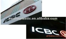 black and white cast acrylic sheet