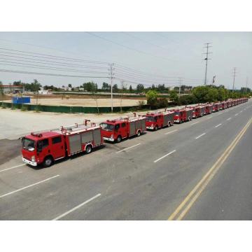 ISUZU 4x2 Water Foam Powder Tank Camión de bomberos