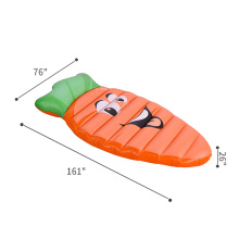 Colchón inflable de la piscina de la zanahoria Piscina inflable grande Floaties