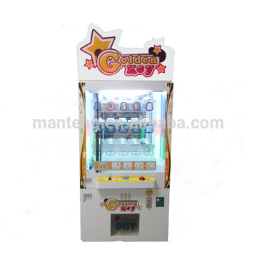 Gold key/key master prize vending game machines /gift machines