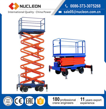 Nucleon Hot Sale self-propelled Hydraulic Scissor Lift Platform Electric Scissor platform Lift