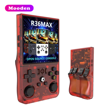 L R36 Max Handheld Game Console - 4 Inch Screen, 64G Retro Portable Video Game Console