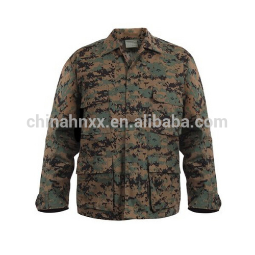 Digital camouflage military bdu uniform