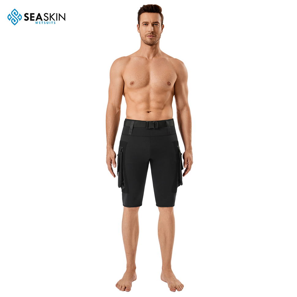 Seaskin 2mm neopren surfing dykningshorts för män