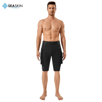 Seaskin 2mm Neoprene Surfing Shorts para homens