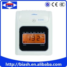 electronic punch card time clock time attendance system