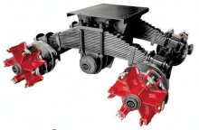 Bogie suspension-high mounting spoke