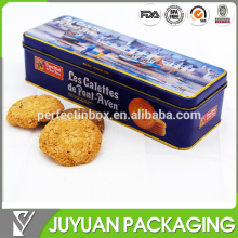 metal tin can for packing cookie/ aluminum cookie tin