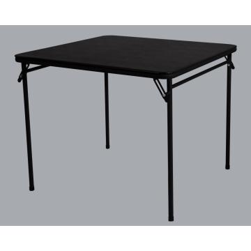 bureau extérieur de table pliante de couleur noire