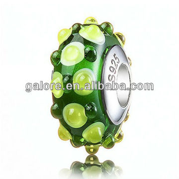 green murano bead green amber beads cheap murano glass beads