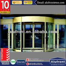 double glass aluminium auto sliding door