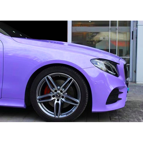 Super gloss purple car vinyl wrap