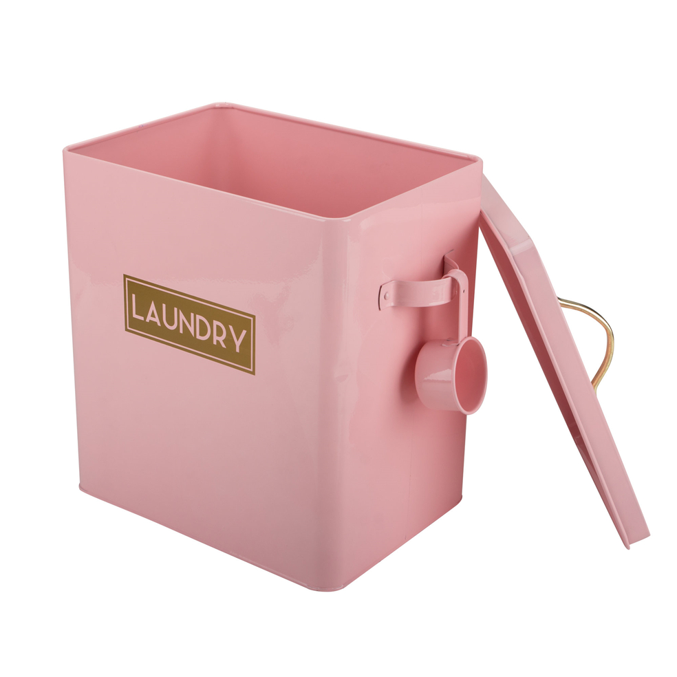 Metal storage box for washing powder