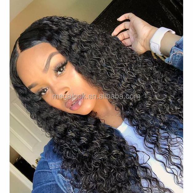 MEGALOOK Raw Indian Hair Directly From India Virgin Water Wave 100 Human Hair Weave Unprocessed Cuticle Aligned Hair