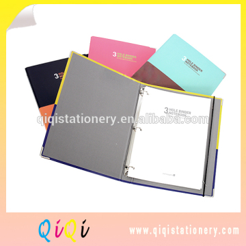 cardboard ring binder with elastic closure