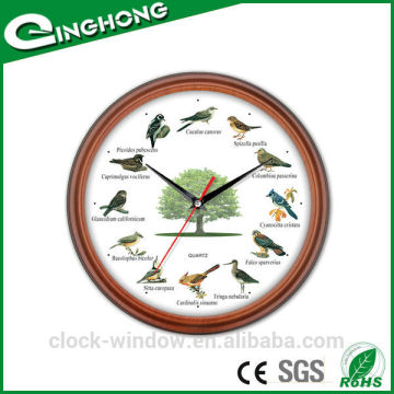 New design custom singing bird clock