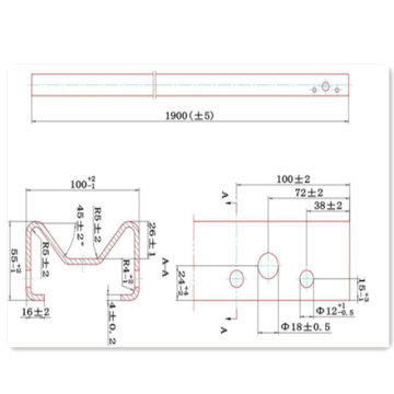 Storage Rack Pillar Cold Roll Forming Machine