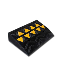 Portable Rubber Curb Ramp for Garage Threshold - Traffic Speed Driveway Ramp