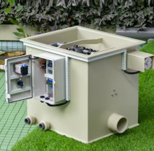 20m3/h Ras Aquaculture Fish Pond Drum Filter