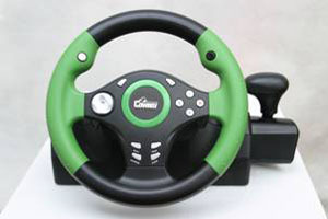 PS2/USB steering wheel