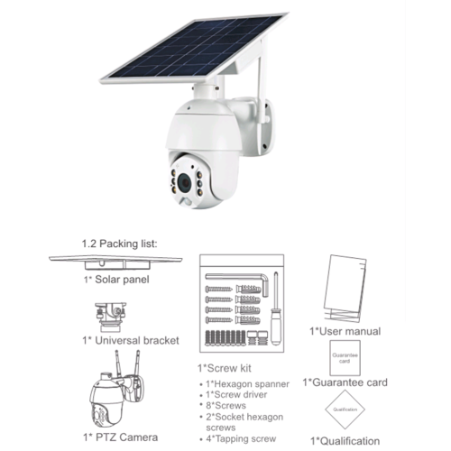 Outdoor Kamera 1080p WiFi mat waasserdicht