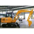 The 6-ton excavator can be adapted to various auxiliary equipment