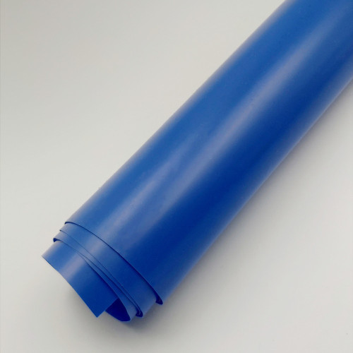 Lapisan Laminasi Filem PVC Plastik Biru Regid Blue