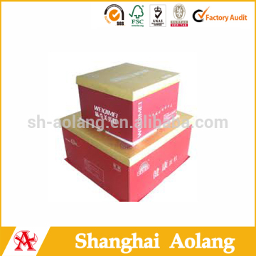 cardboard birthday cake packaging box