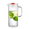 Jug de água de vidro de faixa 1500ml